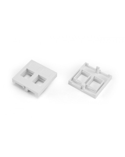 SIP2-2N-M45-45. Вставка 45x45 (аналог Mosaic) для 2х модулей формата Keystone Jack. Hyperline в Стерлитамаке