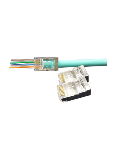 PLEZ-8P8C-U-C6-SH-100 (100 шт). Разъем RJ-45. Hyperline в Стерлитамаке