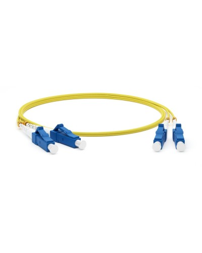 FC-D2-9-LC/UR-LC/UR-H-15M-LSZH-YL. Патч-корд волоконно-оптический одномодовый. Hyperline в Стерлитамаке