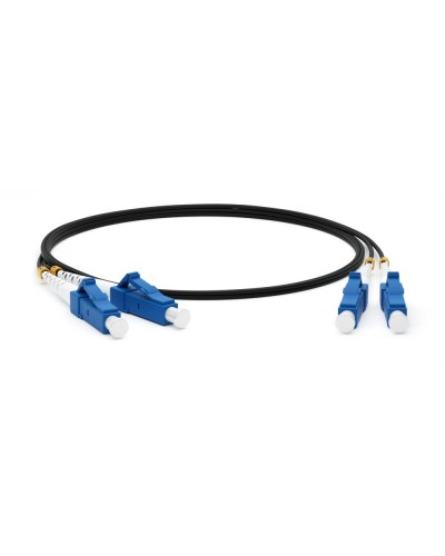 FC-D2-9-LC/UR-LC/UR-H-3M-LSZH-BK. Патч-корд волоконно-оптический одномодовый. Hyperline в Стерлитамаке