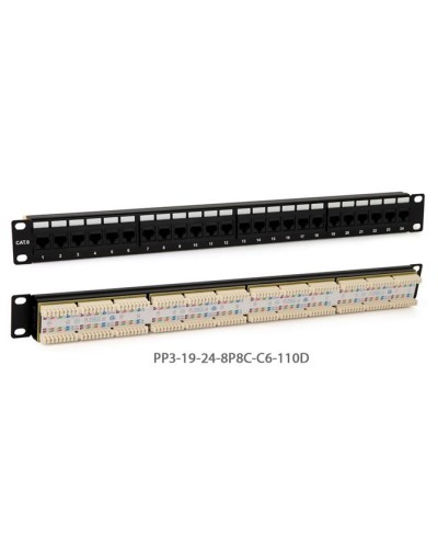 PP3-19-24-8P8C-C5E-110D. Патч-панель 19. Hyperline в Стерлитамаке