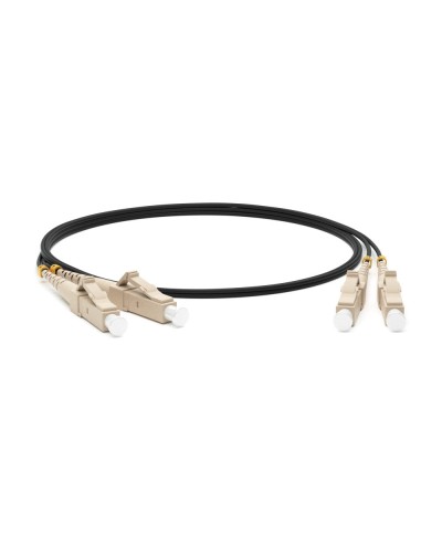FC-D2-50-LC/PR-LC/PR-H-1M-LSZH-BK. Патч-корд волоконно-оптический многомодовый. Hyperline в Стерлитамаке