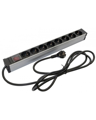 SHZ19-8SH-S-2.5EU. Блок розеток 19. Hyperline в Стерлитамаке