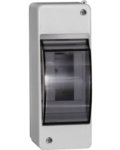 Корпус пластиковый КМПн 2/2 IP30 белый KREPTA 3 (MKP42-N-02-30-20). Щиток модульный с прозрачной дверцей, настенный. IEK в Стерлитамаке