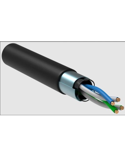 GENERICA F/UTP 5E 24AWG 2PR LDPE 1м черный 305м (BC3-C5E02-339-305-R-G). Кабель «витая пара» (LAN) для структурированных систем связи. IEK в Стерлитамаке