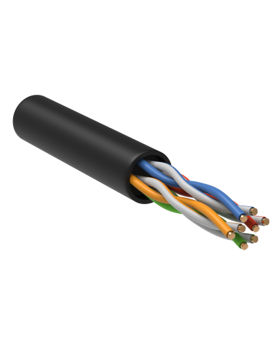 GENERICA U/UTP кат.5E 24AWG 4 пары LDPE черный (BC3-C5E04-139-305-R-G). Кабель «витая пара» (LAN) для структурированных систем связи. IEK в Стерлитамаке