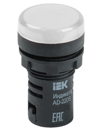 Лампа AD22DS (LED) матрица D22 мм 230В белый (BLS10-ADDS-230-K01). Светосигнальный индикатор. IEK в Стерлитамаке