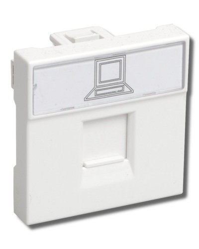РКИ-20-00-П RJ-45 UTP белая (CKK-40D-RI2-K01). Розетка информационная 2 модуля ПРАЙМЕР. IEK в Стерлитамаке