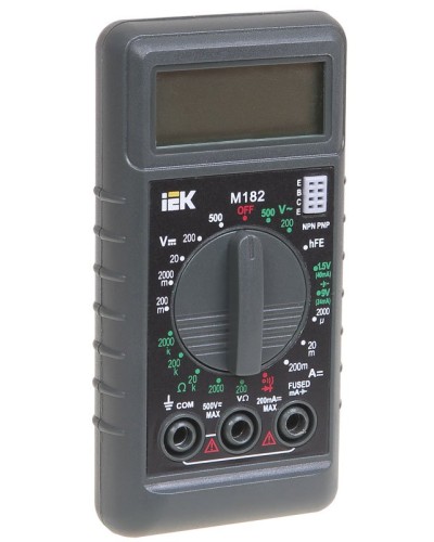 Мультиметр цифровой Compact M182 (TMD-1S-182). Мультиметр цифровой. IEK в Стерлитамаке