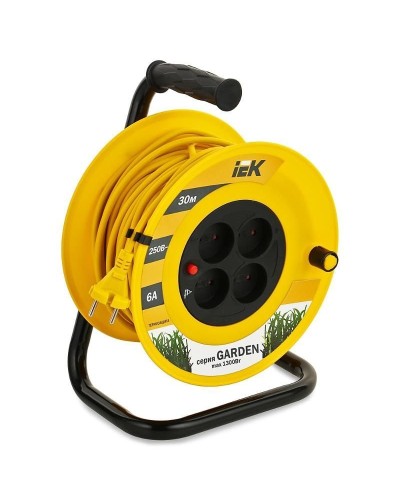 УК30 4 места, 30м (WKP23-06-04-30). Удлинитель на катушке Garden. IEK в Стерлитамаке