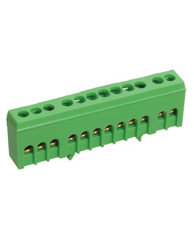 Шина PE земля ШНИ-6х9-10-К-З (YNN10-69-10KD-K06). Шина в корпусном изоляторе на DIN-рейку. IEK в Стерлитамаке