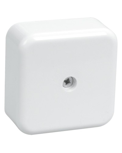 Коробка распаячная КМ41206-01 50х50х20 открытой проводки (4 клеммы 3 мм²) белая (UKO10-050-050-020-K01). Коробка распаячная безгалогенная (HF). IEK в Стерлитамаке