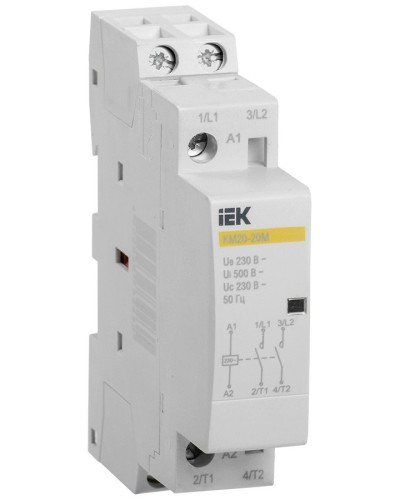 Контактор модульный КМ20-20М AC (MKK11-20-20). Контактор модульный. IEK в Стерлитамаке