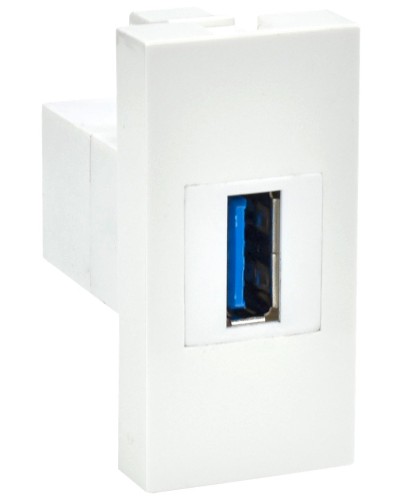 Розетка USB A 3.0 PRIMER РКЮ-10-00-П белый IEK (PR-KK40D-RU-0-1-A3-K01). Розетка USB. IEK в Стерлитамаке
