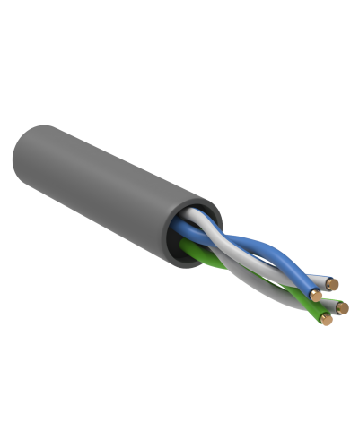 GENERICA U/UTP 5E 24AWG 2PR PVC серый (BC1-C5E02-111-100-R-G). Кабель «витая пара» (LAN) для структурированных систем связи. IEK в Стерлитамаке