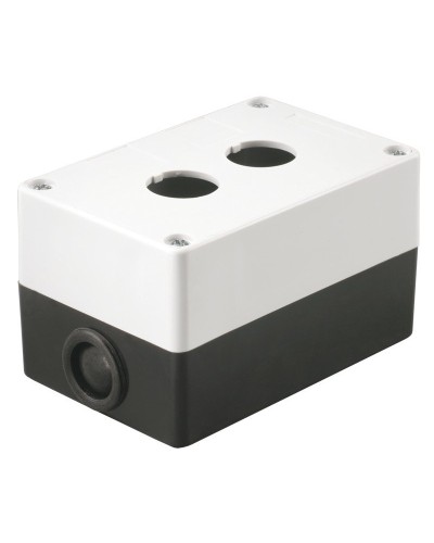 Корпус КП102 для кнопок 2 места белый (BKP10-2-K01). Корпус для кнопочных постов. IEK в Стерлитамаке