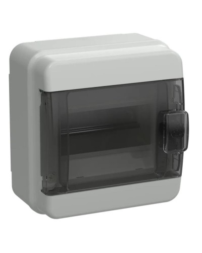 Корпус пластиковый КМПн-6 IP65 TEKFOR (TF5-KP72-N-06-65-K03-K02). Корпус модульный пластиковый черная прозрачная дверь. IEK в Стерлитамаке