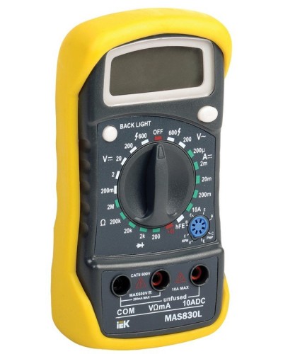 Мультиметр цифровой Master MAS830L (TMD-3L-830). Мультиметр цифровой. IEK в Стерлитамаке