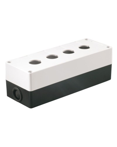 Корпус КП104 для кнопок 4 места белый (BKP10-4-K01). Корпус для кнопочных постов. IEK в Стерлитамаке