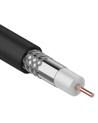 GENERICA RG11 CCS 75Ом FPE PVC черный (CC1-R1F1-119-300-G). Кабель коаксиальный омедненный. IEK в Стерлитамаке