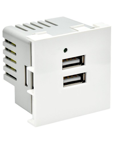 Розетка USB A+A 4,2А PRIMER РКЮ-23-40-П белый IEK PR-KK40D-RU-0-2-AA-K01). Розетка USB. IEK в Стерлитамаке