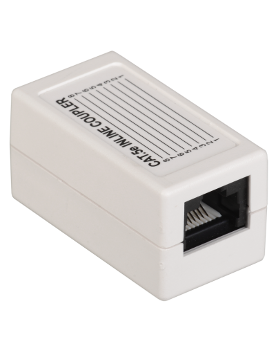 CS70-1C5EU. Проходной адаптер категория 5Е UTP тип RJ45-RJ45, белый. ITK в Стерлитамаке