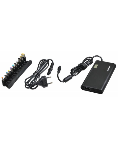 Блок питания Ippon SD90U автоматический 90W 15V-19.5V 11-connectors 4.5A 1xUSB 2.1A, LCD индикатор (705053). Блок питания. Ippon в Стерлитамаке