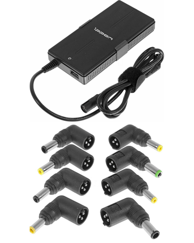 Блок питания Ippon S65U автоматический 65W 15V-19.5V 11-connectors 3.5A 1xUSB 2.1A, LED индикатор (651781). Блок питания. Ippon в Стерлитамаке