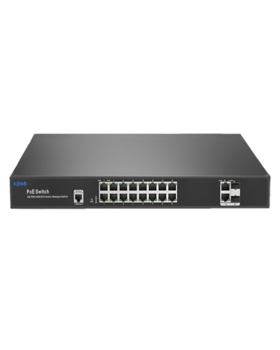 KN-SW1602SFP/M2. Коммутатор с питанием по PoE. KENO в Стерлитамаке