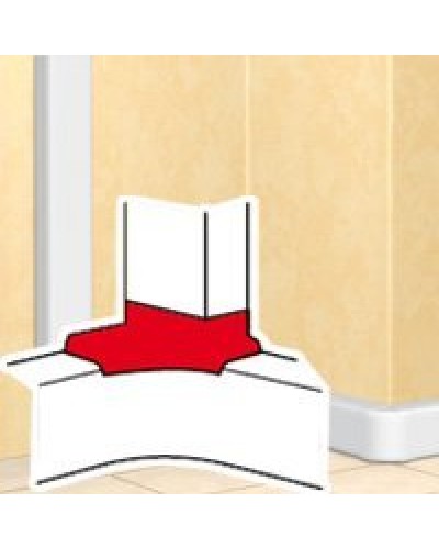 Отвод угловой для короба DLP 35х80/105, 50х80/150 (010763): Отвод угловой в Стерлитамаке