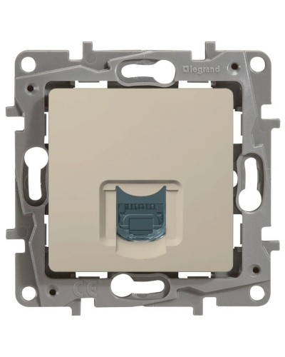 Розетка 5e, UTP, 1хRJ45, ETIKA, слоновая кость (672341). Розетка. LegranD в Стерлитамаке