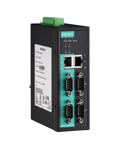 NPort IA5450A. 4-портовый усовершенствованный преобразователь. MOXA в Стерлитамаке