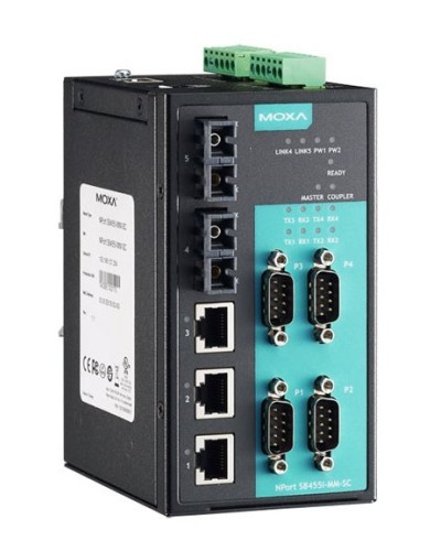NPort S8455I-SS-SC. 4-портовый преобразователь. MOXA в Стерлитамаке