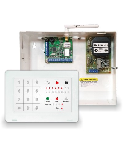 NV 1010c/8524. Устройство оконечное объектовое приемно-контрольное c GSM коммуникатором. NAVIgard в Стерлитамаке