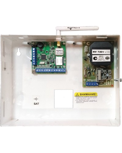 NV 1010c. Устройство оконечное объектовое приемно-контрольное c GSM коммуникатором. NAVIgard в Стерлитамаке