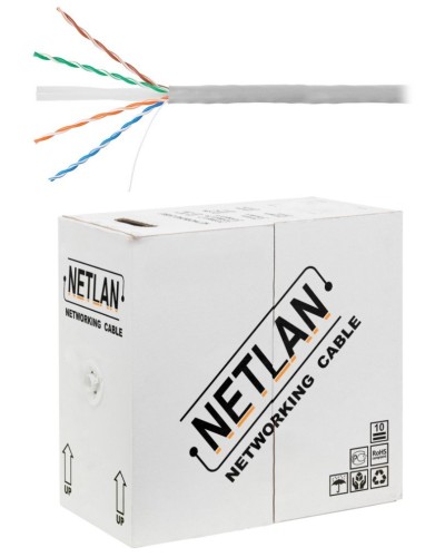 U/UTP 4pair, Cat6, Solid, In, PVC (EC-UU004-6-PVC-GY). Кабель «витая пара» (LAN) для структурированных систем связи. NETLAN в Стерлитамаке