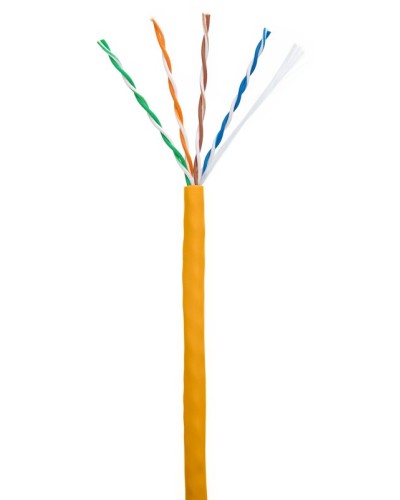 U/UTP 4pair, Cat5e, In, LSZH (EC-UU004-5E-LSZH-OR). Кабель «витая пара» (LAN) для структурированных систем связи. NETLAN в Стерлитамаке