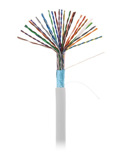 F/UTP 25pair, Cat5, In, PVC (EC-UF025-5-PVC-GY-3). Кабель «витая пара» (LAN) для структурированных систем связи. NETLAN в Стерлитамаке