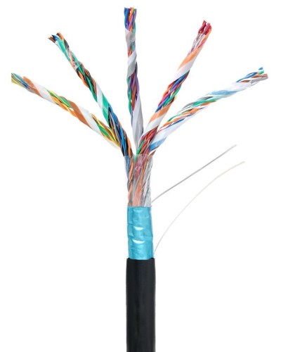 F/UTP 25pair, Cat5, Out, PE (EC-UF025-5-PE-BK-3). Кабель «витая пара» (LAN) для структурированных систем связи. NETLAN в Стерлитамаке