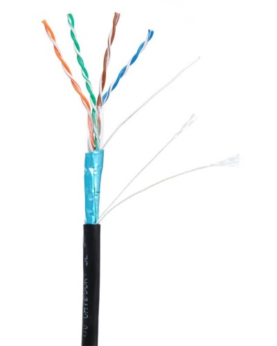 F/UTP 4pair, Cat5е, Out, PE (EC-UF004-5E-PE-BK). Кабель «витая пара» (LAN) для структурированных систем связи. NETLAN в Стерлитамаке