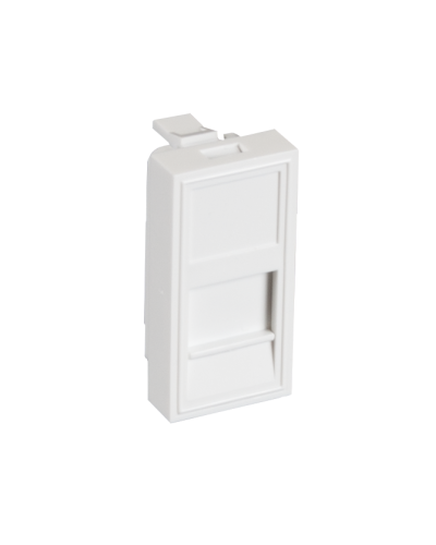 EC-IMH-1-WT-10 (10шт). Вставка 45x45 (Mosaic) для 1 модуля Keystone Jack. NETLAN в Стерлитамаке