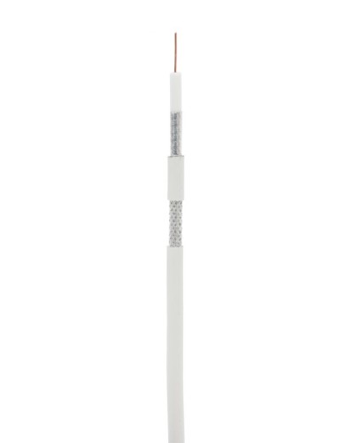 RG-6 CCS, In, PVC (EC-C2-32123A-WT-1). Кабель коаксиальный омедненный. NETLAN в Стерлитамаке