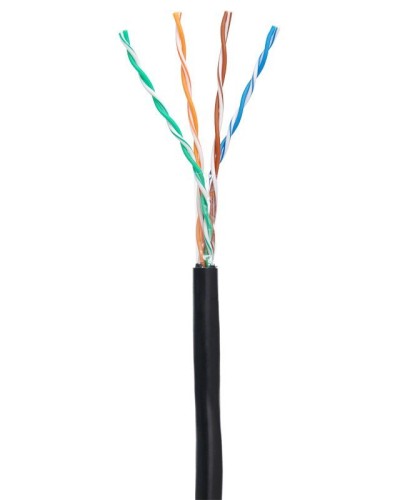 U/UTP 4pair, Cat5е, Out, PE (EC-UU004-5E-PE-BK). Кабель «витая пара» (LAN) для структурированных систем связи. NETLAN в Стерлитамаке