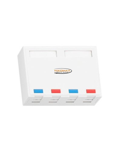 NMC-MB4P-ST-WT. Корпус настенной розетки. NIKOMAX в Стерлитамаке