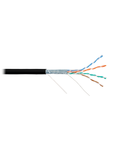 F/UTP 4pair, Cat5e, Solid, In/Out, нг(А)-HF (NMC 9200C-BK). Кабель «витая пара» (LAN) для структурированных систем связи. NIKOMAX в Стерлитамаке
