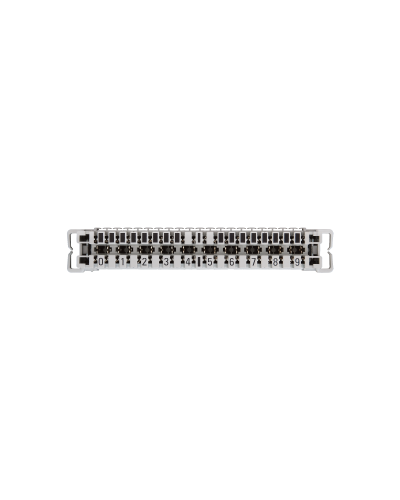 NMC-PL10-CC-10 (10 шт). Плинт неразмыкаемый, (0...9), крепление под кронштейн. NIKOMAX в Стерлитамаке