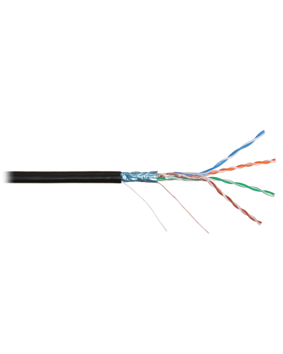 F/UTP 4pair, Cat5e, Solid, In/Out, нг(А)-HF (NMC 4200C-BK). Кабель «витая пара» (LAN) для структурированных систем связи. NIKOMAX в Стерлитамаке
