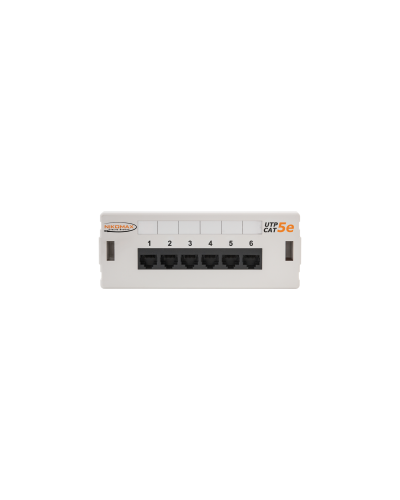 NMC-WP06UD2-GY. Патч-панель настенная 6 портов, Кат.5е. NIKOMAX в Стерлитамаке