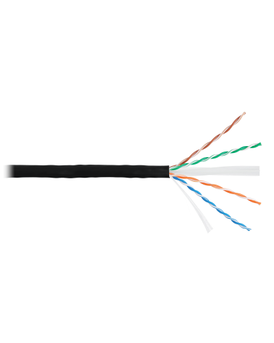 U/UTP 4pair, Cat6, Solid, Out, PVC (NMC 9140B-BK). Кабель «витая пара» (LAN) для структурированных систем связи. NIKOMAX в Стерлитамаке