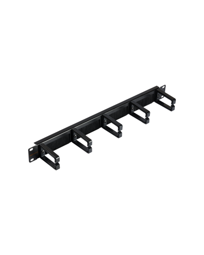 NMC-OP530HB-1U-BK-2 (2 шт). Кабельный органайзер 19 с щёточным вводом. NIKOMAX в Стерлитамаке